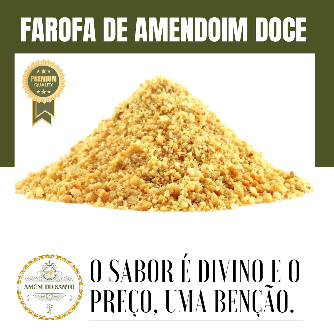 Farofa de Amendoim Doce