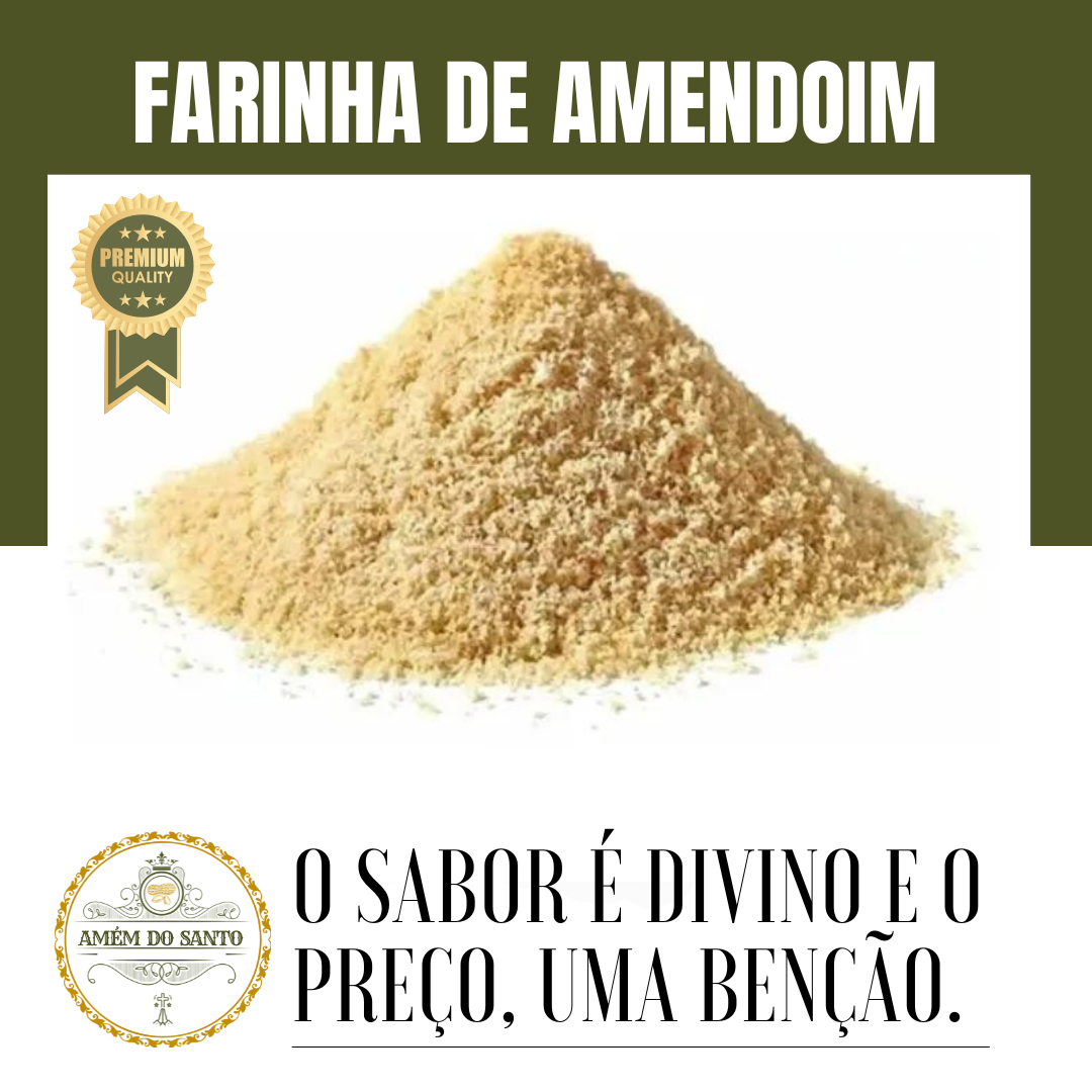 Farinha de amendoim torrado