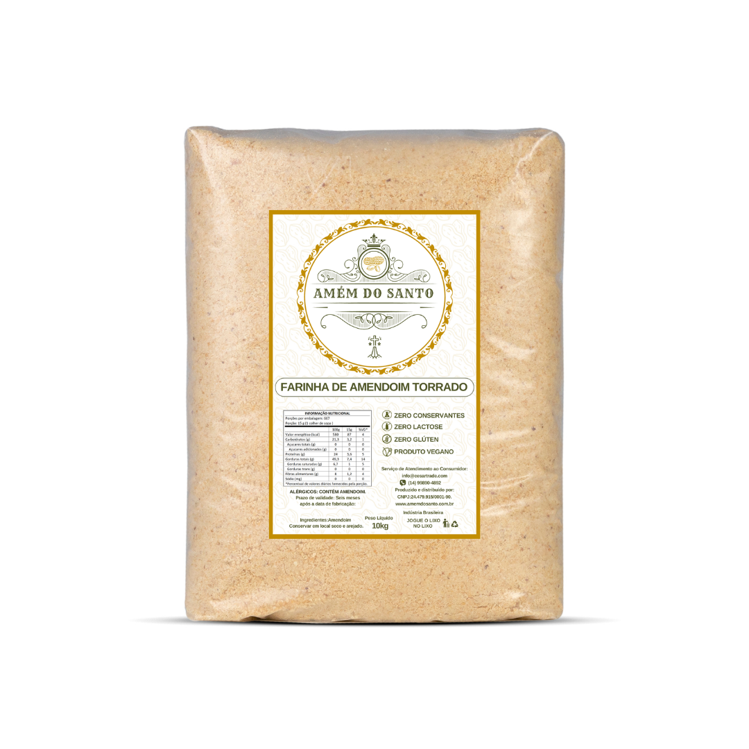 Farinha de amendoim torrado