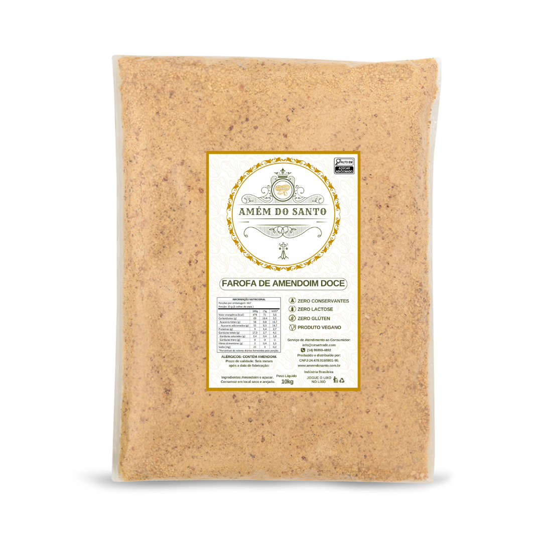 Farofa de Amendoim Doce