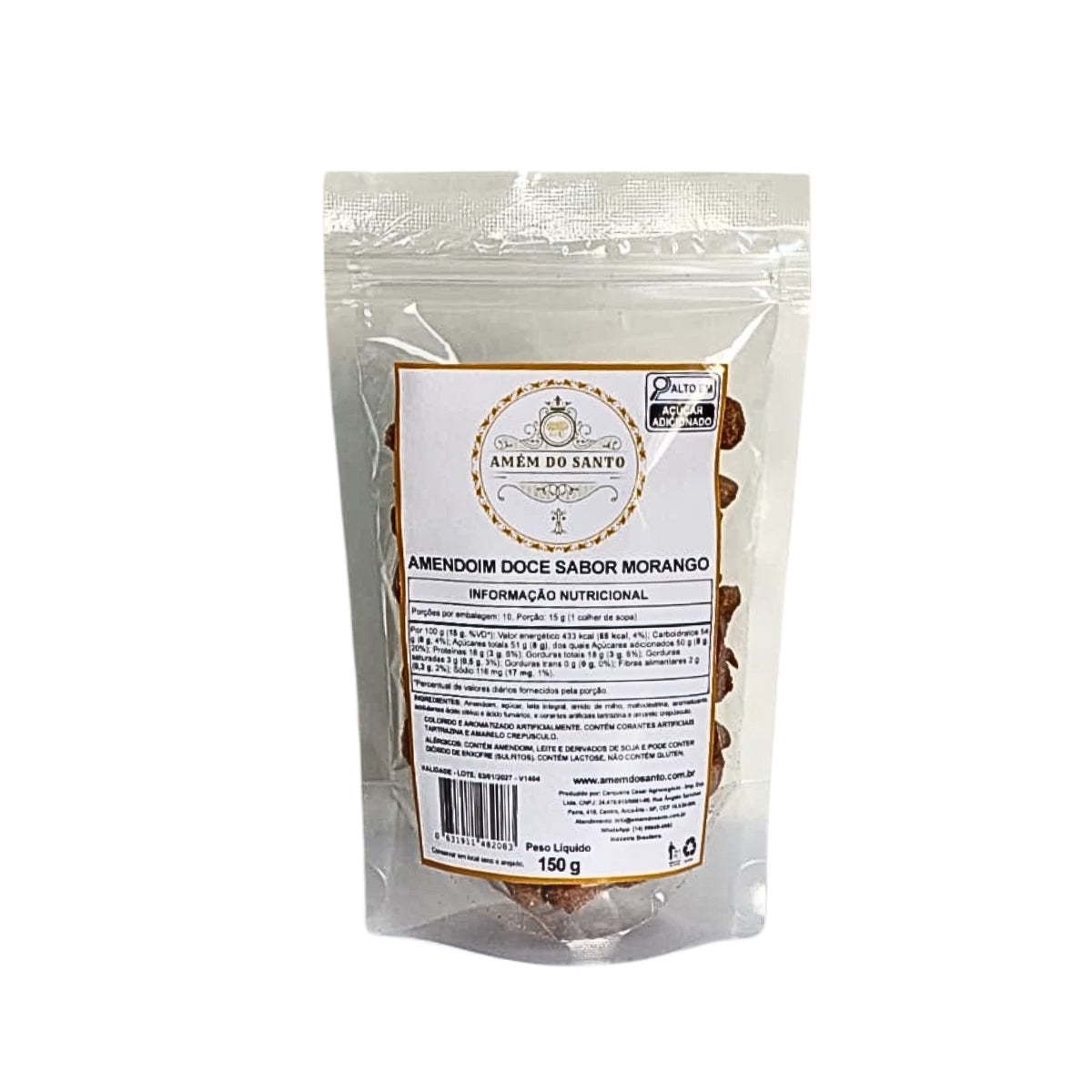 Amendoim Doce Sabor Morango